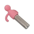 thumbnail image 1 of Loose Tea Brewer Filtro de té de acero inoxidable Difusor de té para tetera Colador de té de silicona Cute Little Man Tea Lazy Tea Brewer, 1 of 5