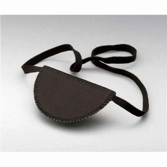 Tech Med 4473 Flat Eye Patch, Black