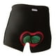 thumbnail image 4 of Pantalones cortos de ciclismo acolchado Hombres Mujeres Bicicleta Ropa interior con almohadilla Cojín Negro kusrkot Pantalones cortos de ciclismo acolchados, 4 of 8