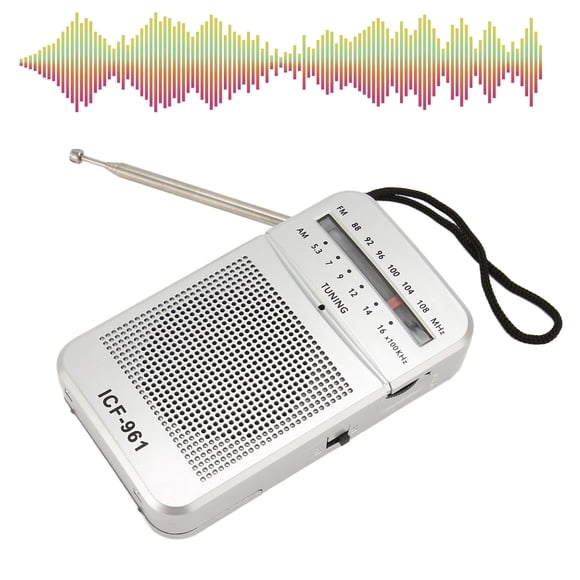 Radio AM FM, MP3 WMA WAV Formatos Doble Banda De Recepción Fuerte Radio Portátil Para El Hogar