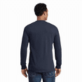 thumbnail image 3 of Wire Delight Men’s Crewneck Long Sleeve Tee, Durable Cotton Classic Fit T-shirts, Navy, S, 3 of 5