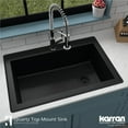 thumbnail image 2 of Karran Black Composite Sink QT-670-BL, 2 of 7