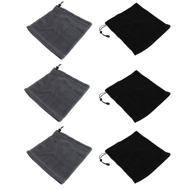 Calentador de cuello calentador de cuello de esquí a prueba de polvo 6 piezas negro y gris transpirable unisex para snowboard ANGGREK Otros