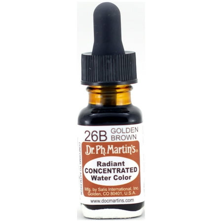 UPC: 0090385426106 | Dr. Ph. Martin s Radiant Concentrated Water Color  0.5 oz  Golden Brown (26B)