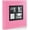 Pink, variant on Photo Album 4x6 500 Pockets Photo, Extra Large Capacity Family Wedding Picture Albums Holds 500 Horizontal and Vertical Photos Black