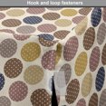 thumbnail image 4 of Retro Dog Crate Cover, Polka Dots and Circles on an Eggshell Background, Easy to Use Pet Kennel Cover Small Dogs Puppies Kittens, 7 Sizes, Multicolor, by Ambesonne, 4 of 6