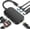 Black, variant on TOTU 9 in 1 USB C Hub Compatible with MacBook Pro Air and Type C Laptops