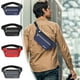 thumbnail image 1 of Bandolera para hombres y mujeres | Mini Bolsa de Hombro Ligera | Material de nailon, múltiples bolsillos, correa ajustable, cremallera segura | Negro Gris Azul Rojo | 26x13x1cm, 160g | Viaje Ocio, 1 of 6