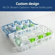Dr. Browns Dishwasher Basket for Small Baby Bottle Parts, Pacifiers, Accessories, Blue, 1-Pack