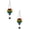 A19 D 9.4"x"5.2" 2Pack, variant on 2Pcs Memorial Day Hot Air Balloon Garden Decoration Solar Hanging Flickering Flame Outdoor Tree Garden Light Patriotic Decoration USA 4Th Of July Ornament Gift For Dad Garden Lamps