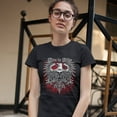 thumbnail image 3 of Tee Hunt Live to Ride T-Shirt Custom Motorcycles Eagle Women's T-Shirt Tee, Black, 3X-Large, 3 of 5