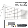 thumbnail image 3 of TFixol Ensemble de Filet de Volleyball Portable avec Sac de Transport pour Sports Extérieurs - Comprend Filet, Support, Ballon et Gonfleur pour Plage, Parc Ou Jeu sur l'Herbe, 3 of 6