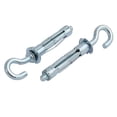 thumbnail image 5 of Unique Bargains 10 Pcs Filetage M6 Longueur 52mm Zingué Vis d'Ancrage Murale Creuse Kit, 5 of 5