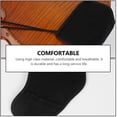 thumbnail image 3 of COMPUKAS Black Violin Shoulder Cushion Breathable Comfortable Pad for Violinist Daily Use, 3 of 6