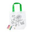 thumbnail image 4 of Bolsa de regalos para colorear, bolsa de regalos para fiestas, colorea tu propia bolsa para manualidades. pájaro flor, 4 of 9