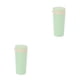 thumbnail image 4 of Yuarrent Botella deportiva de fibra de trigo con tapa, buen sellado, vaso de té de la leche para coche, vasos para viajes al aire libre, Verde 2Conjunto, 4 of 6