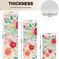 thumbnail image 4 of Pioneer Flower Floral Print Pattern Kitchen Rugs Sets Of 3,Kitchen Runner Rugs Non Skid Washable,Decorative Kitchen Floor Mats for Kitchen,Sink,Laundry,17"x30"+ 17"x47" + 17"x59", 4 of 6