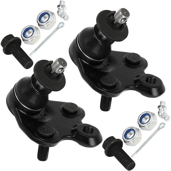 Detroit Axle - Front Ball Joints for 2004 2005 2006 2007 2008 2009 Toyota Prius, Driver and Passenger Side Lower Ball Joints Replacement
