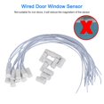 thumbnail image 4 of 10 unids Sensor de ventana de puerta NC, Empotrado cable Interruptor magnético sistema de alarma de seguridad para el hogar Unbranded AF00716, 4 of 7