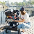 thumbnail image 5 of Disney Baby by J.L. Childress Cups N' Cargo Stroller Caddy Organizer with Cup Holder - Stroller Accessory with Mesh Storage - Mickey Mouse Black, 5 of 7