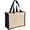 Natural/Black, variant on Brand Lab Jute Canvas Shopper