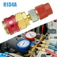 thumbnail image 1 of High/Low Side Extension R134A Quick Coupler Adapters Car Air Conditioning Fitting For A/C Manifold Gauge Set Type, 1 of 12