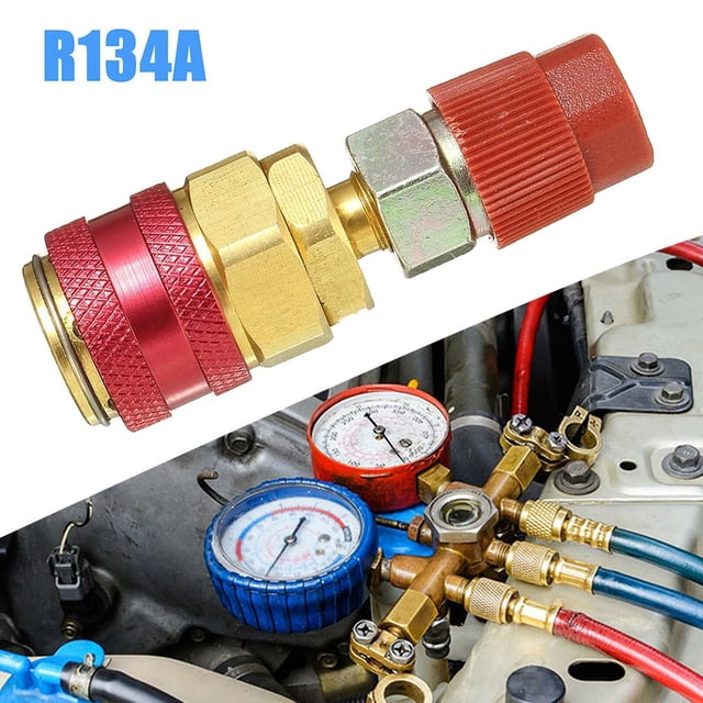 High/Low Side Extension R134A Quick Coupler Adapters Car Air Conditioning Fitting For A/C Manifold Gauge Set Type