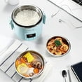 thumbnail image 3 of Bear DFH-B20J1 Smart Self Heated Lunch Box, Mini Hot Pot, Leakproof Plug-in Lunch Box with Keep Warm Function, Blue, 2L, 3 of 7