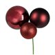 thumbnail image 1 of Adorno Navideño Vickerman 18 Burdeos 12 cm 10 cm 7.5 cm, 1 of 1
