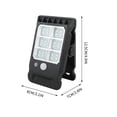 thumbnail image 3 of BUTASY Solar Lights Solar Clip Light Smart Sensor Fence Lamp 3 Modes For Outdoor Lighting Yard Gate With Decorative Function Wall Mounted Lights For Garage, 3 of 6