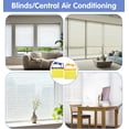 thumbnail image 6 of 2 Pcs Blind Duster for Wood Blinds, 7-Finger Microfiber Washable Cleaner Tool for Window, AC & Reusable Dusting Brush, 6 of 8
