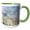 Green/White, variant on 3drose, Soap Bubbles. Place Bellecour. Lyon, France., 11oz Two-tone Red Mug