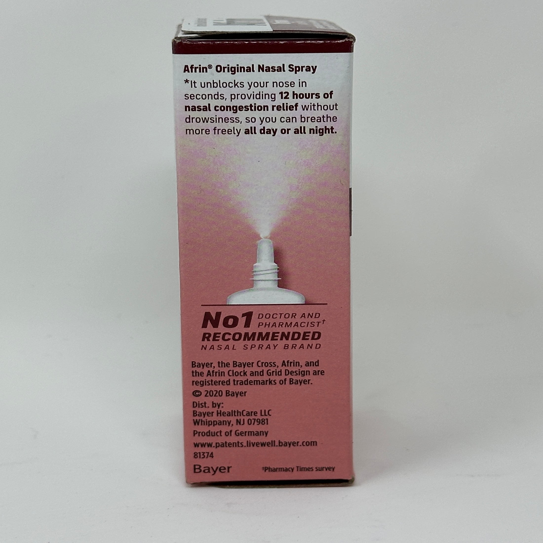 Afrin 12Hr Allergy Sinus Congestion Relief Nasal Sprays, 0.5 oz, 6-Pack