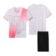 thumbnail image 1 of Odeerbi 4-14 Años Conjunto de Verano Para Niños de Atletismo Camiseta de Running de Secado Rápido Camiseta de Manga Corta Transpirable Camiseta de Manga Corta Con Cuello Redondo, 1 of 5