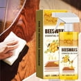 thumbnail image 6 of 2PCS Beeswax Wood Polish Spray,Beeswax Wood Conditioner, Bees wax Essential OilWax, Bees Wax furniture Polish and Cleaner Natural Wood Polish for Floors and Furniture, 6 of 7