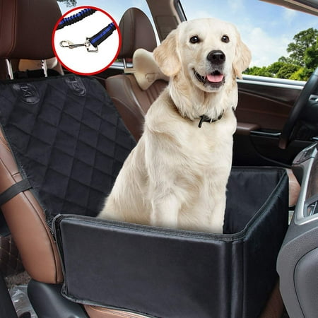 Dog Car Seat For Front Waterproof, Double Dog Car Seat