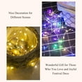 thumbnail image 3 of Cadena de lámpara 1 metro 10 LED Cadena de luces de hadas Twistable Lámpara de decoración plegable plegable IP65 Resistencia al agua para Navidad Festival de vacaciones de Navidad DIY Decoración de fi Andoer Cadena de lámpara, 3 of 7