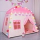 thumbnail image 3 of Tienda de juegos rosa para niños, tienda de campaña de princesa para niñas, habitación interior para niños, Seguridad al aire libre, no tóxica con luz de bola de algodón, 3 of 5