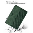 thumbnail image 2 of Universal Case for 9.6-10.5 inch Tablet, GSFY Stand Folio Protective Cover for 9.6/9.7/10/10.1/10.2/10.5 inch Touchscreen Tablet with Multiple Viewing Angles Document Card Pocket - Green Blocks, 2 of 7