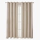 thumbnail image 1 of Cortina Lisa Con Tul Y Diseño Estrella De 100×130 Cm 2 Pzs. Beige, 1 of 4