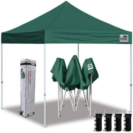 Eurmax Canopy 10' x 10' Forest Green Pop-up and Instant Outdoor Canopy