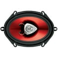 thumbnail image 3 of Boss CH5720 5x7 6x8 2-Way Car Speakers Pack of 3 Red Poly Injection Cone 450W, 3 of 3