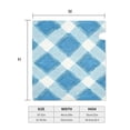 thumbnail image 6 of Mailbox Sleeve Reusable Waterproof Arc Opening With Soft Magnetic Strip Easy To Install Uv Protection 25.5x21 In Argyle Plaid Lightskyblue_49288_4, 6 of 8