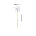 thumbnail image 2 of 50Pcs Christmas Decorations Cake Inserts Snowflake Cake Inserts Toppers Decors, 2 of 8