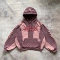 thumbnail image 2 of Sudadera con capucha Y2k para hombre, ropa de hip hop con gráficos de patchwork, jersey bordado, estilo retro Harajuku, de manga larga, para otoño e invierno, 2 of 4