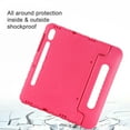thumbnail image 6 of Dteck Case for Samsung Galaxy S7 11" SM-T870 T875 (2020 Released),Kids Friendly Light Weight Shockproof EVA Foam Handle Stand Cover 11-inch,Rose, 6 of 6