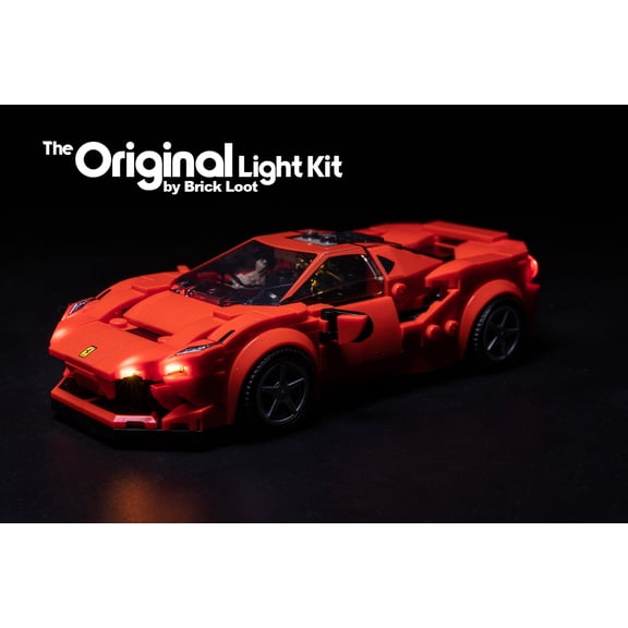Brick Loot LED Lighting Kit for LEGO Ferrari F8 Tributo 76895 - LEGO Set NOT Included