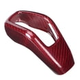 thumbnail image 1 of Cubierta de perilla de palanca de cambios de fibra de carbono para coche, embellecedor rojo para Range Rover Sport 2018-2020 Jadeshay  A, 1 of 8