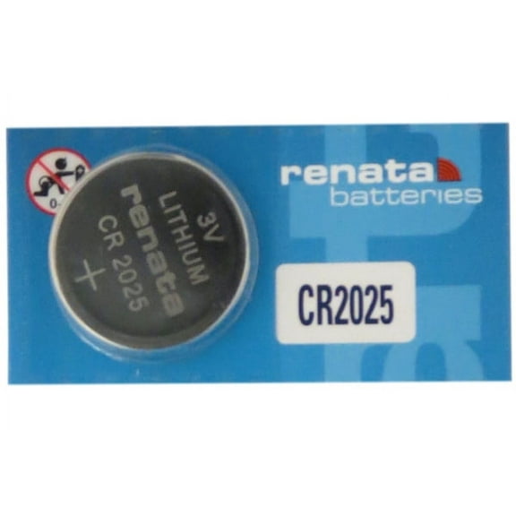 25 x CR2025 Renata 3 Volt Lithium Coin Cell Batteries