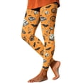 thumbnail image 7 of Kezqiaxn Workout Pants Women Halloween Printed High Waisted Tummy Control Yoga Pants Plus Size Leggings Women's Clothing White H S, 7 of 7